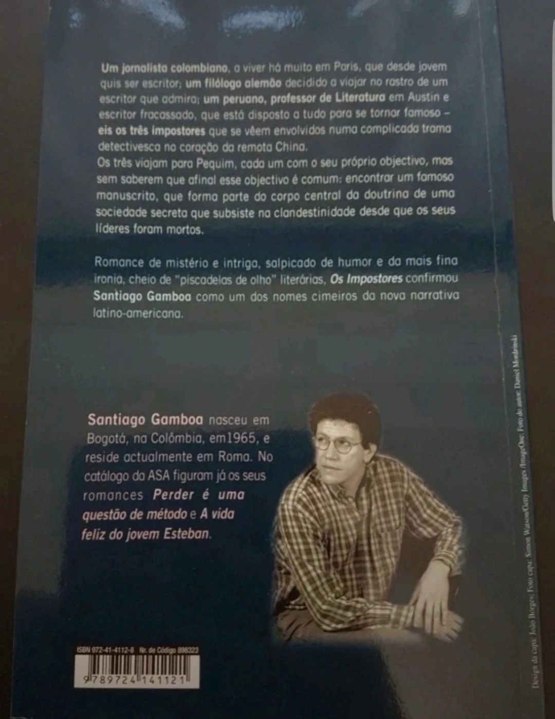Livro "Os impostores" - Santiago Gamboa
