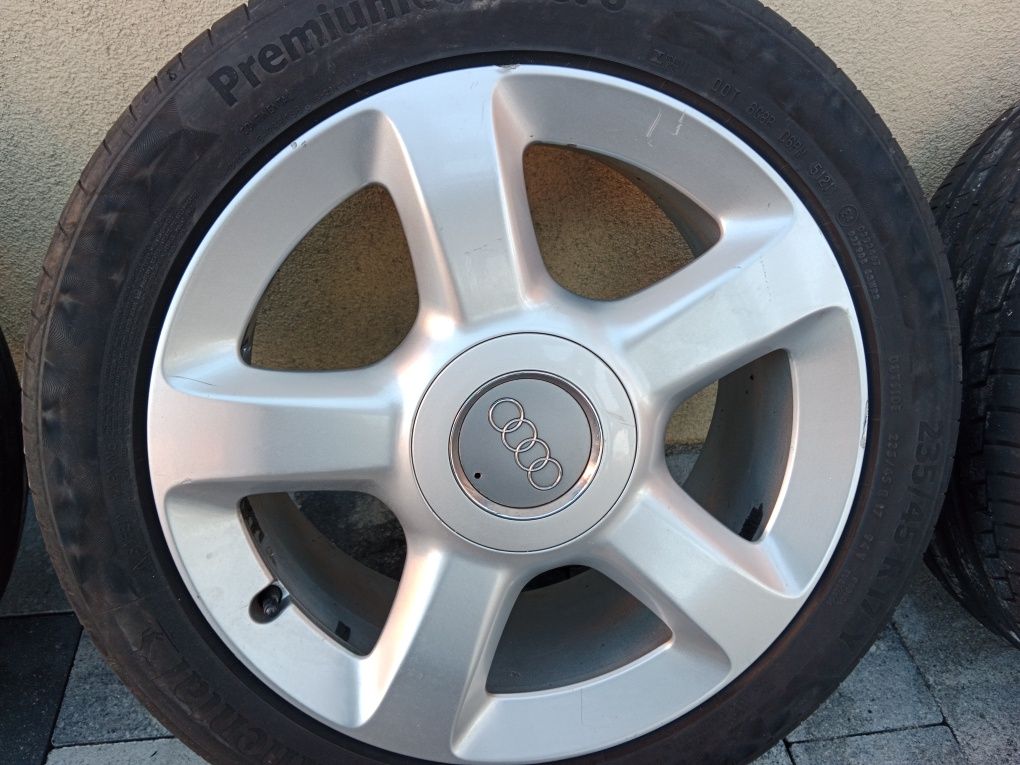 Felgi aluminiowe r 17 Audi oryginalne 7,5 Jx17 H2 ET 45