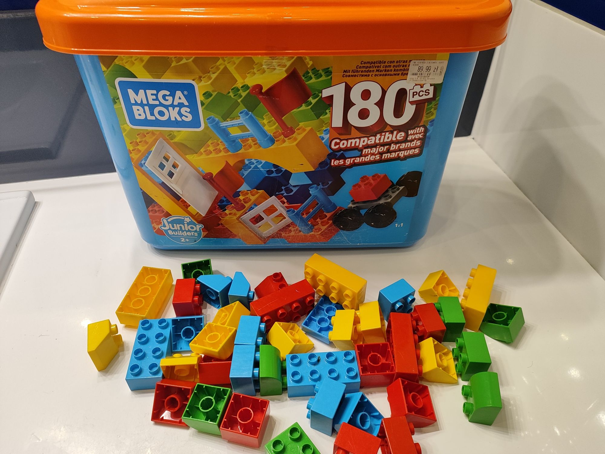 Mega Bloks zestaw klocków 180 szt + 40 szt