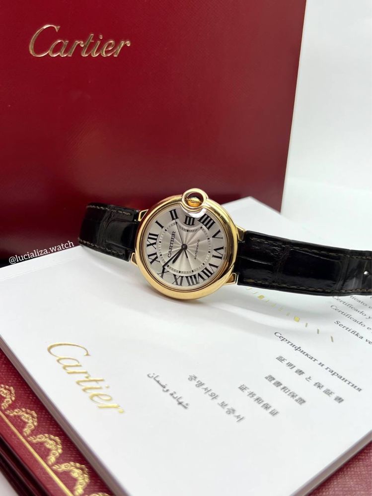 Часы Cartier Ballon Bleu Золото 36mm