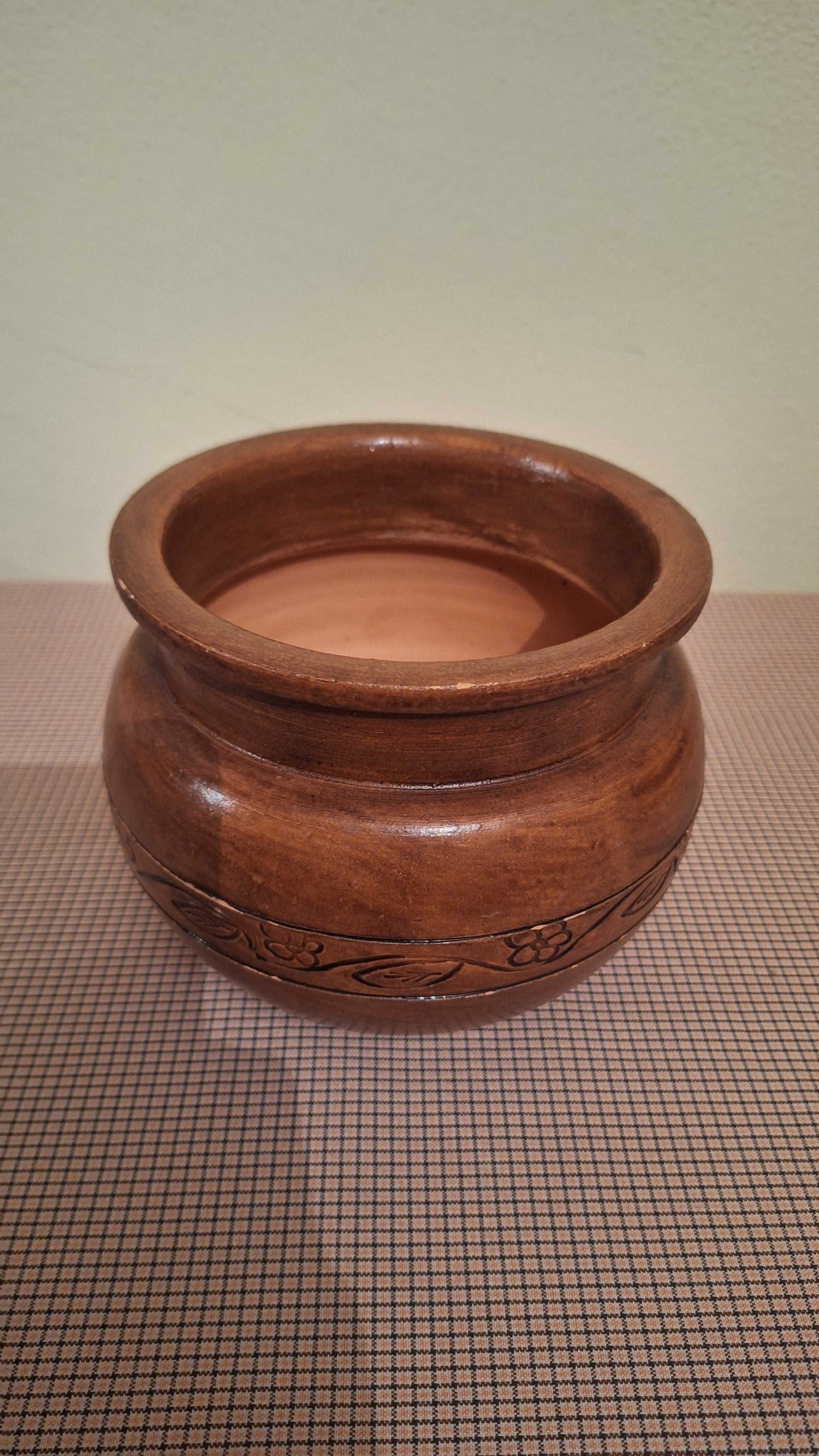 vaso em barro para decoração