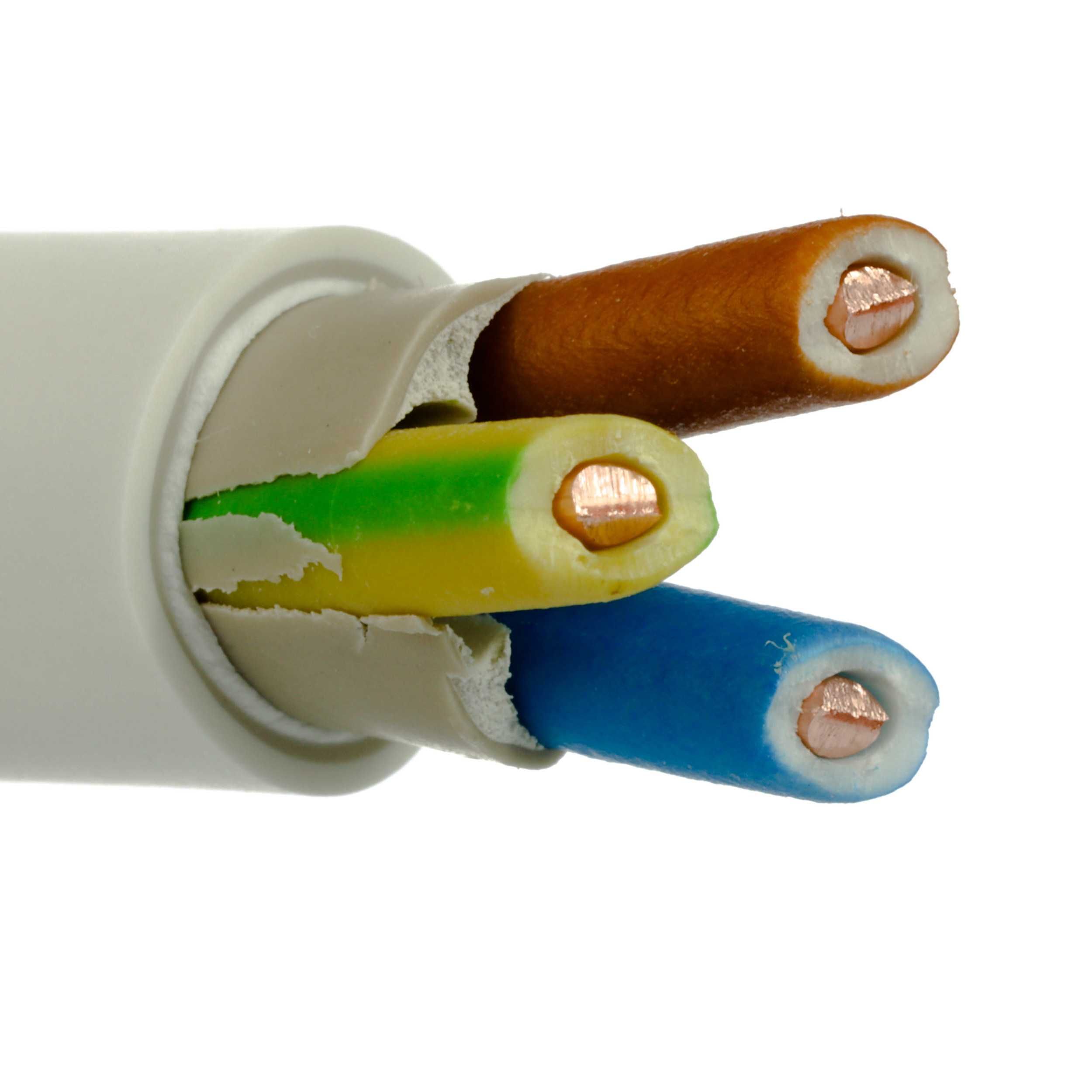 Przewód kabel elektryczny YDY 3x1 drut instalacyjny 10 metrów