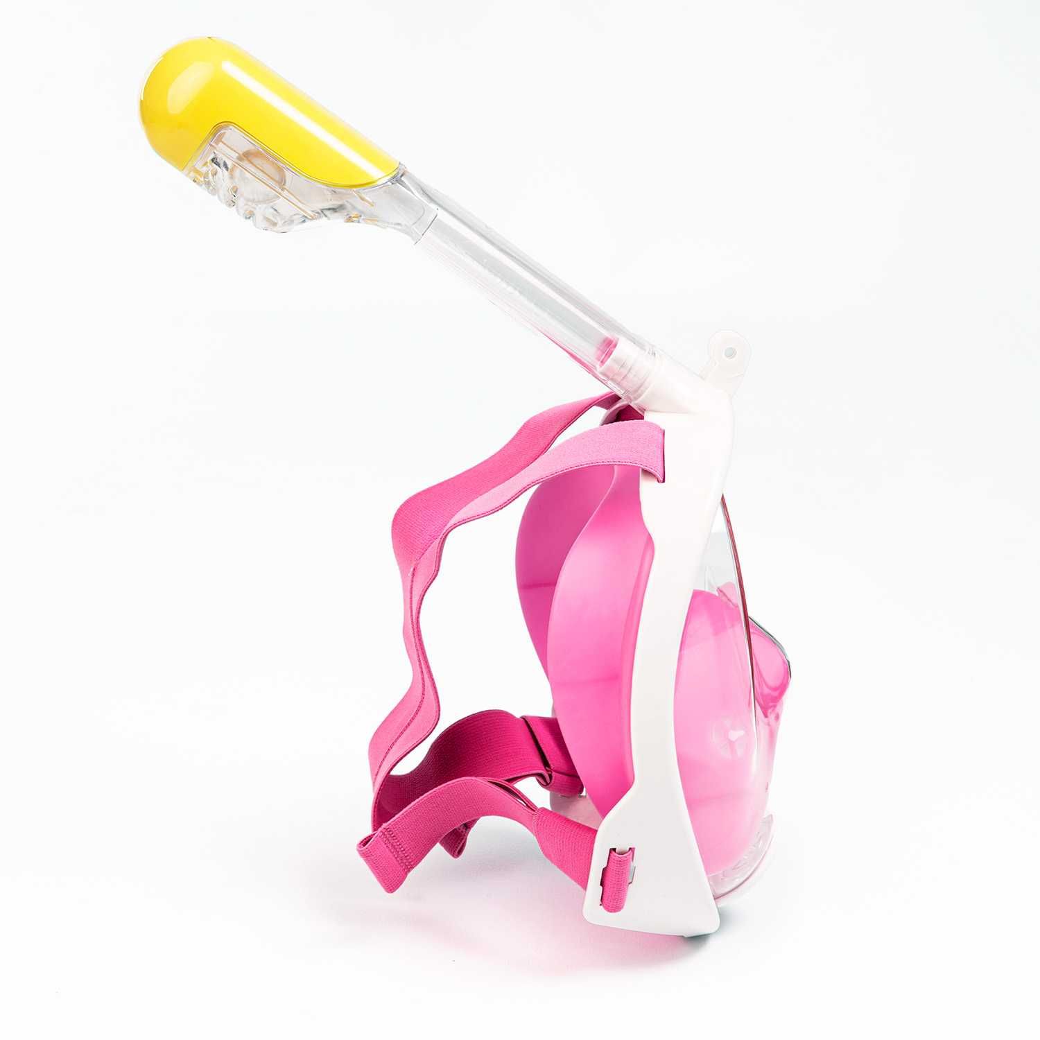 Maska do nurkowania snorkelingu dla dzieci S/M (1 rurka) różowa