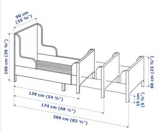 Cama menina  Ikea c/ colchão