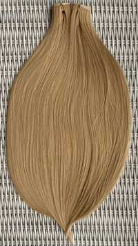 Włosy doczepiane, ciemny blond, 56 cm clip in ( 208 )