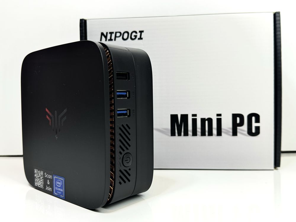 Новий міні-комп’ютер NiPoGi AK1PLUS Alder Lake N97 16/512GB Black