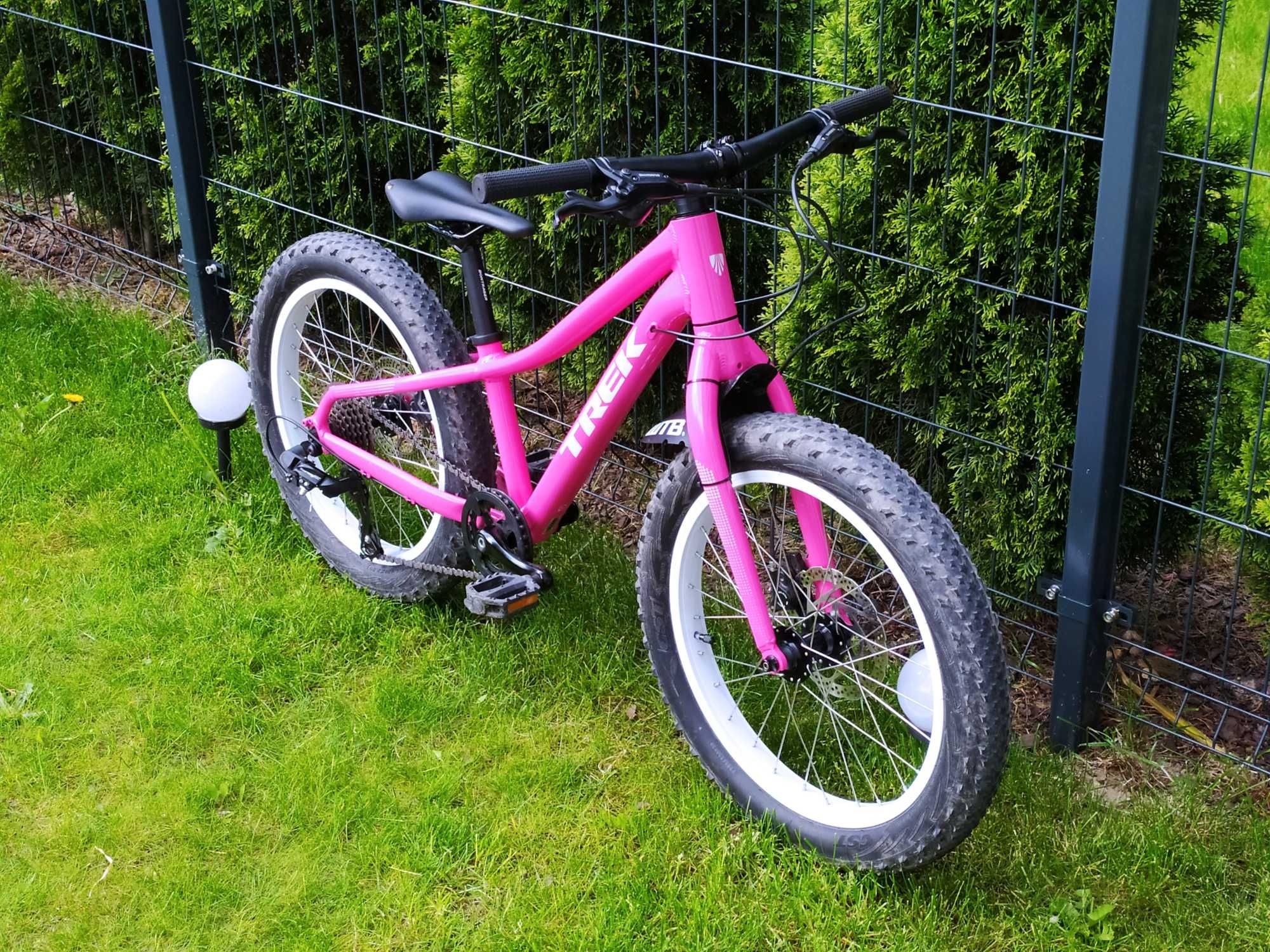 Rower Trek Roscoe 20 cali różowy dla dziewczynki 5-8 lat