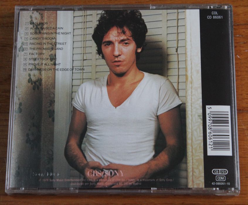 CD Bruce Springsteen - Darkness On The Edge Of Town (1978)