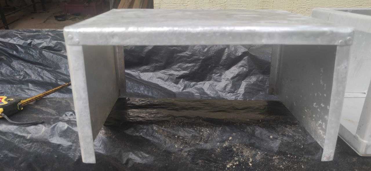 Металический разборной ящик (55*45*40 см) из алюминия под хоз нужды
