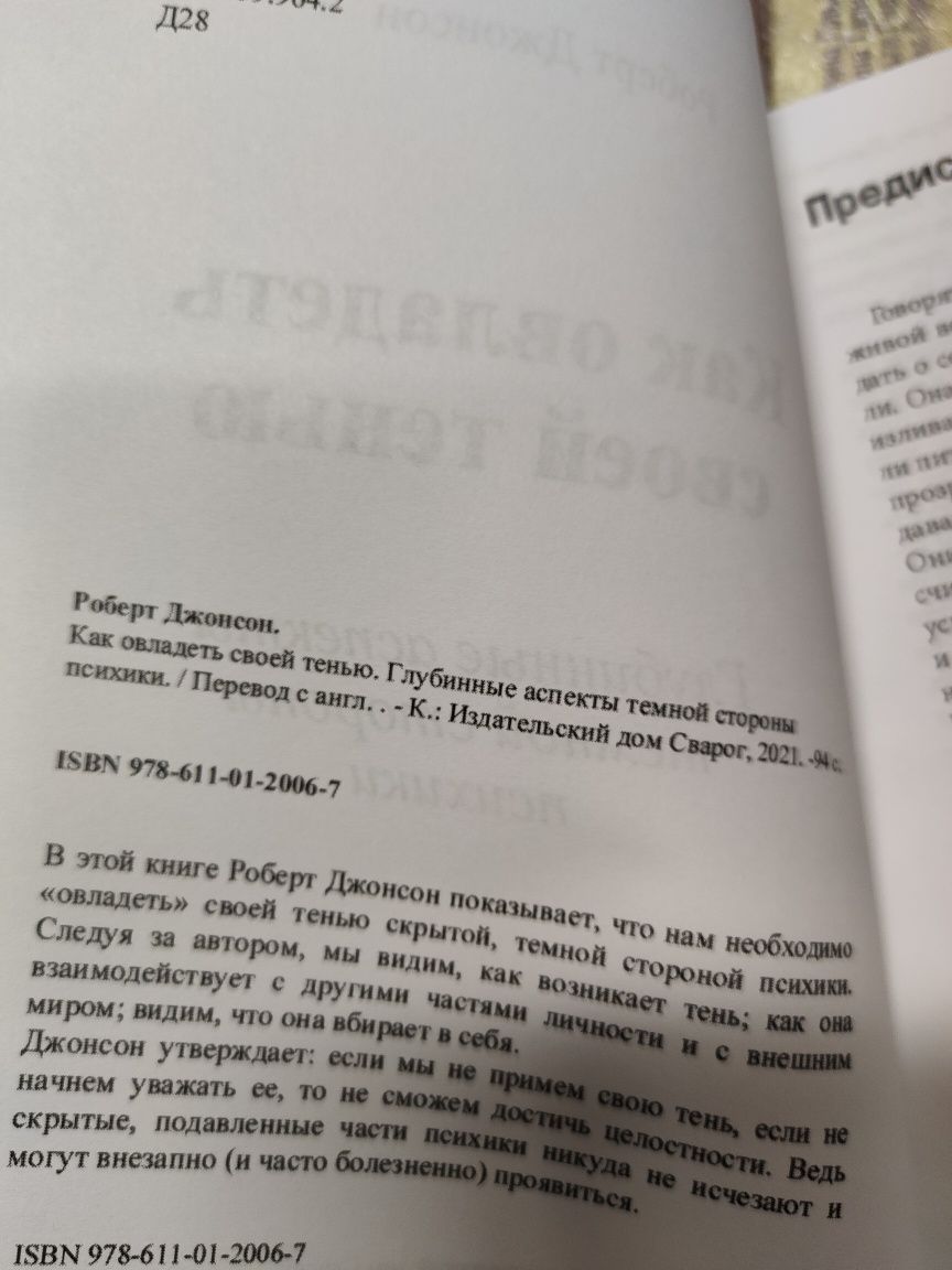 Как овладеть своей тенью,Роберт Джонсон