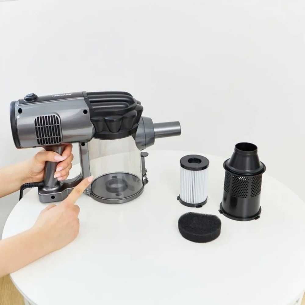 MOCNY Odkurzacz PIONOWY domowy ręczny 600W filtr + akcesoria ZESTAW