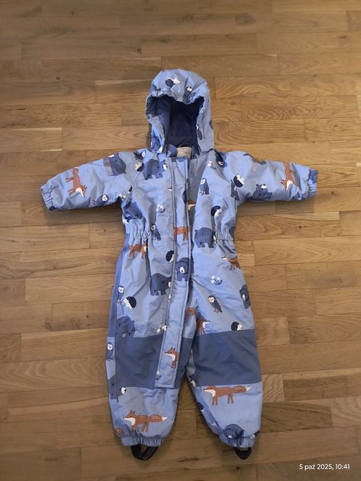 Kombinezon dziecięcy zimowy zwierzęta Lindex baby rozmiar 86