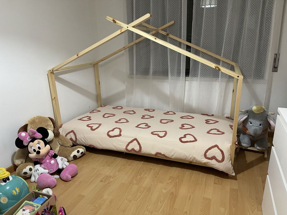 Cama criança montessori c/colchão