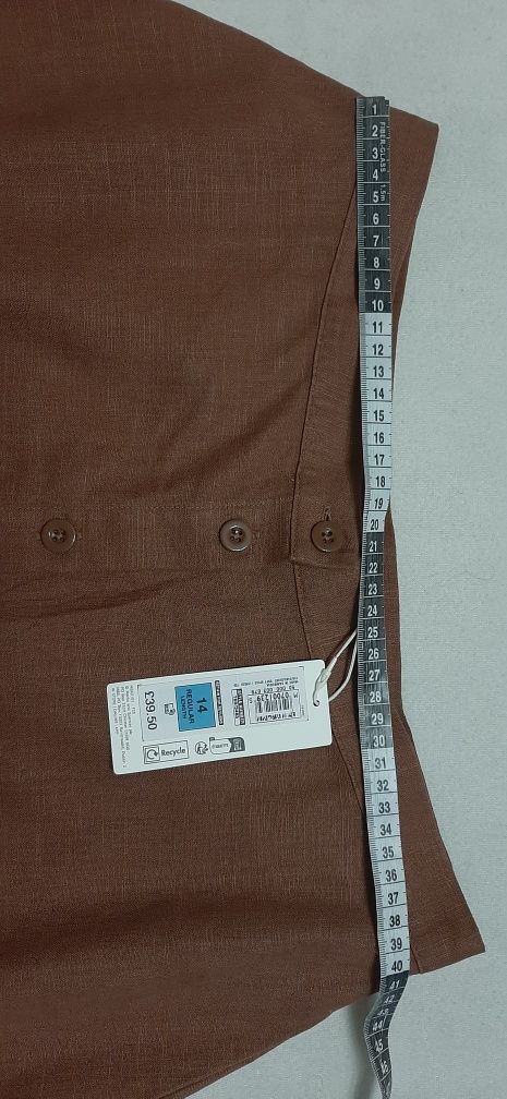 M&S юбка новая лен вискоза