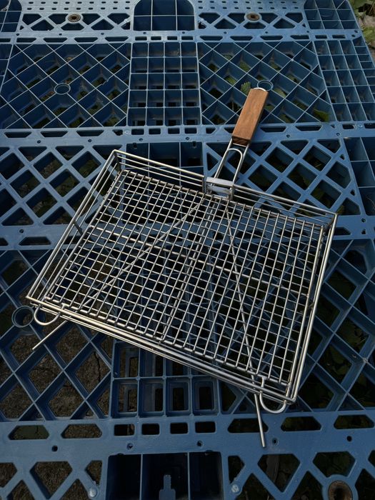 Барбекю сітка решітка 30х40х5/решетка сетка для гриля/ручна робота bbq