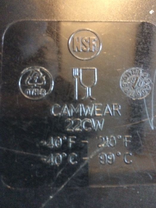 Tabuleiros fundos em preto da Cambro( 325x265x65mm)