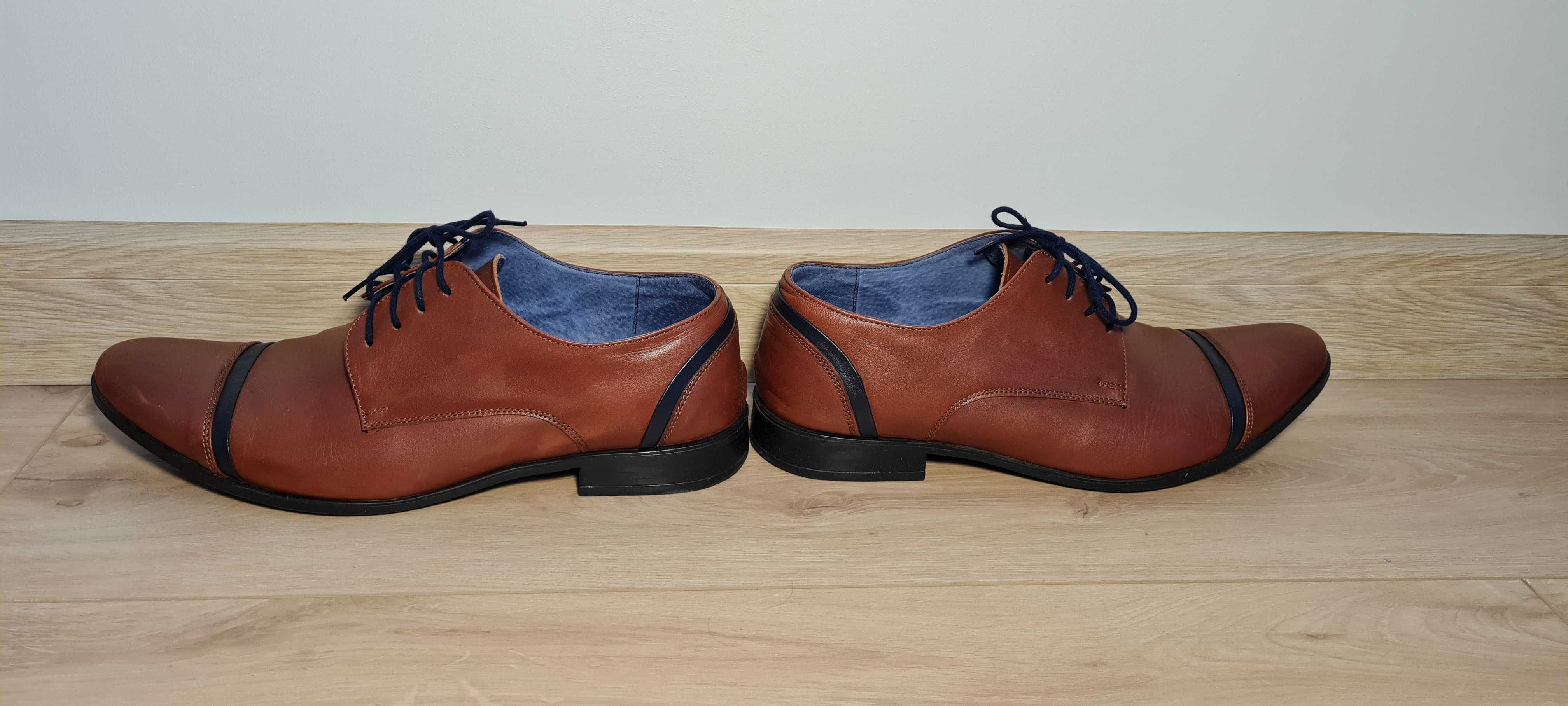 Buty męskie Steve Reeve 39 skóra naturalna
