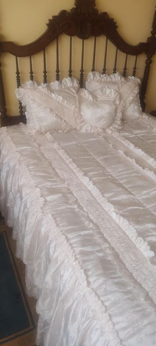 Terno de tapetes de quarto em lã - Novos