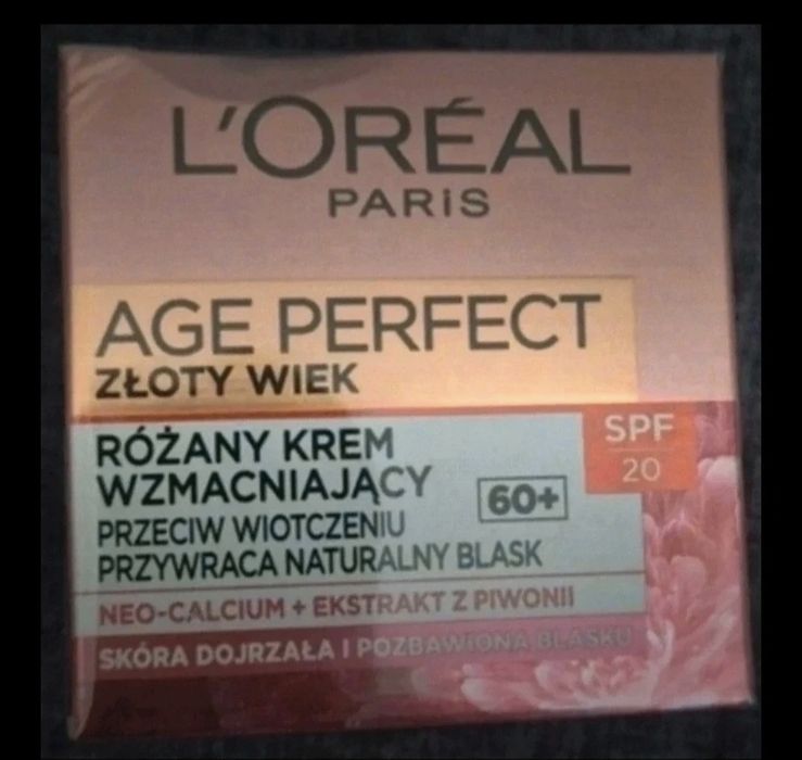 Loreal Paris krem różany złoty wiek 60+, SPF20