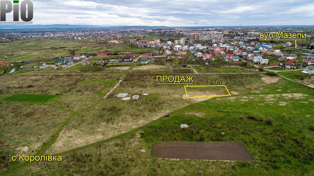 ділянка для будівництва особняка.