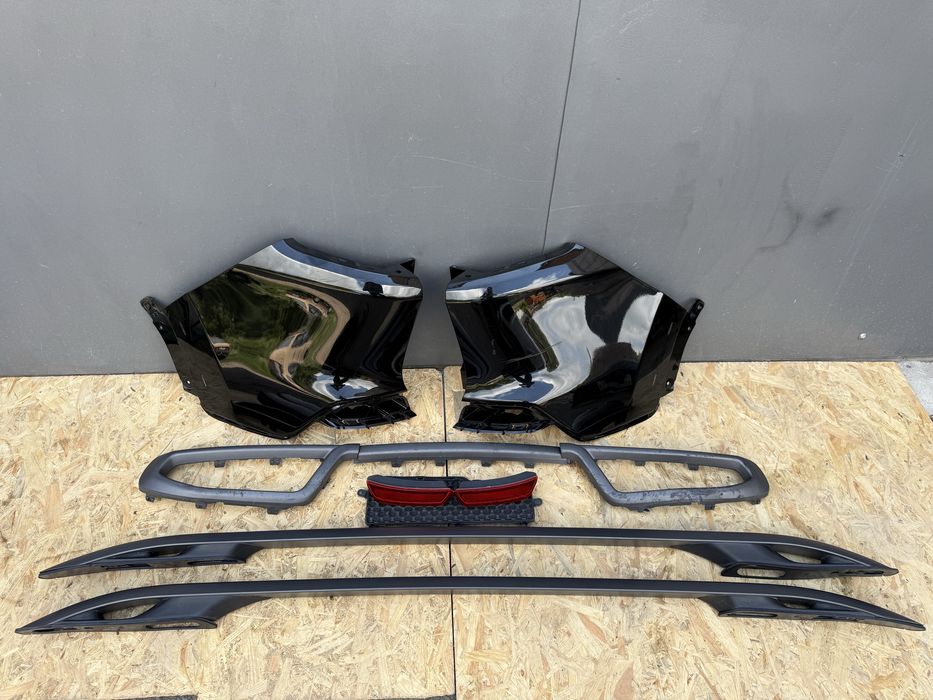 Клыки заднего бампера, рейлинги Jeep Cherokee TrailHawk 2020