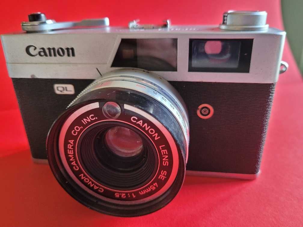 Canon Canonet QL25 (1965) - com estojo, a funcionar