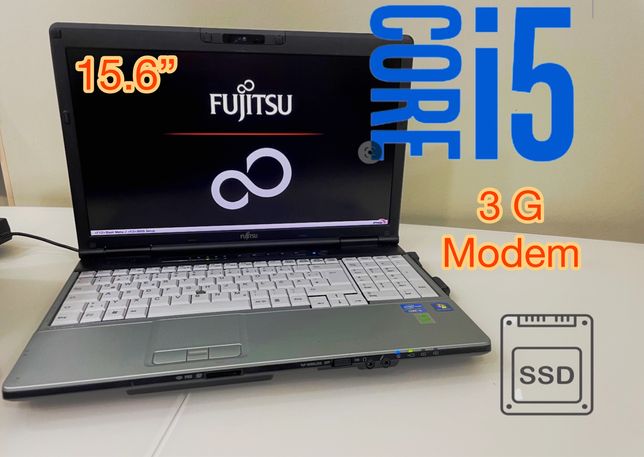 Ноутбук бу Fujitsu Core i5/ 15.6”/3 G modem под sim