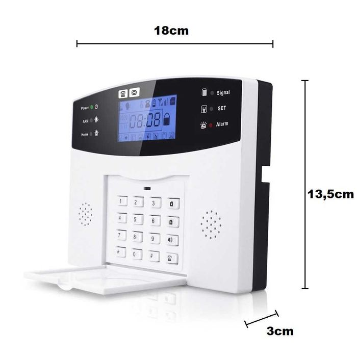 Bezprzewodowy Alarm System Gsm Wifi Sms Tuya Smart Po Polsku + 5Xpir