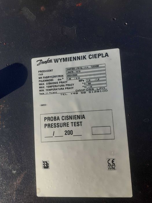 Wymiennik ciepła danfoss