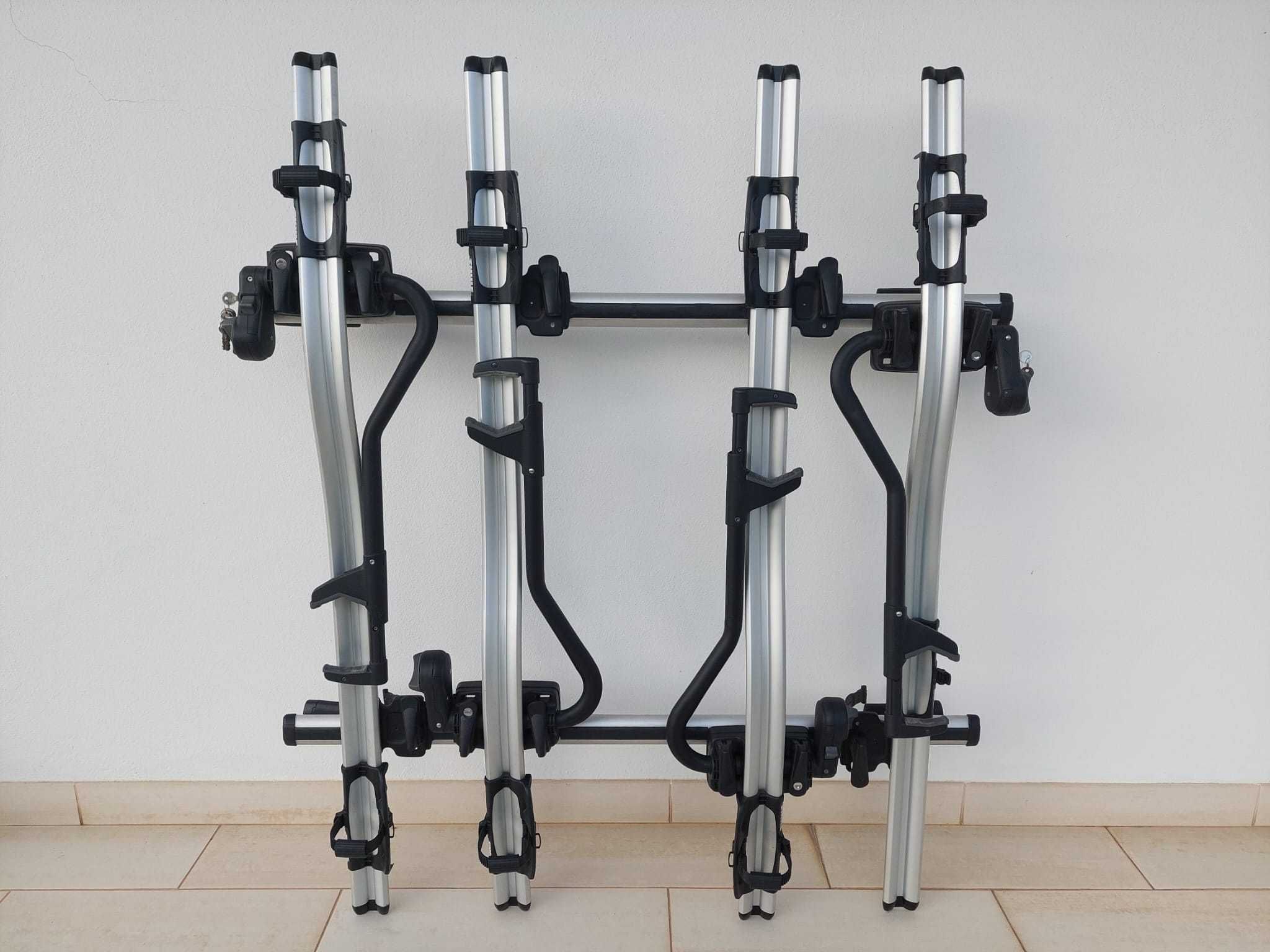 Barras de tejadilho + 4 suportes de bicicletas Thule ProRide