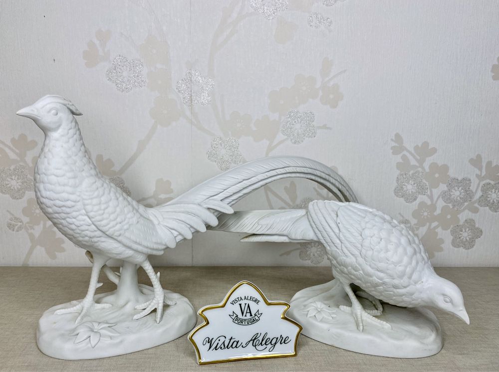 Casal De Faisões Biscuit Vista Alegre
