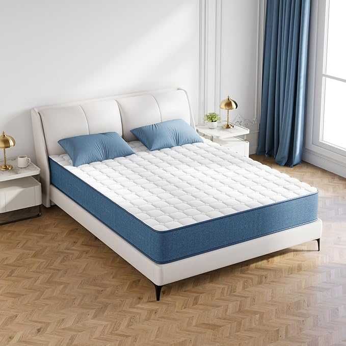 Materac 140x200cm Kieszeniowy ŚREDNIO TWARDY Wytrzymały - 20.5cm