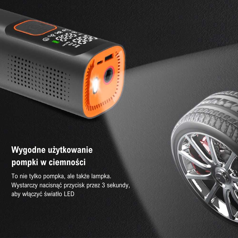 Pompka elektryczna bezprzewodowa kompresor REEG Air Pump PRO