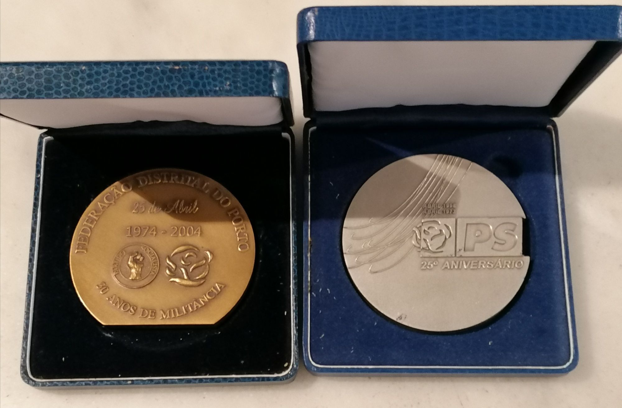 Medalhas comemorativas do PS