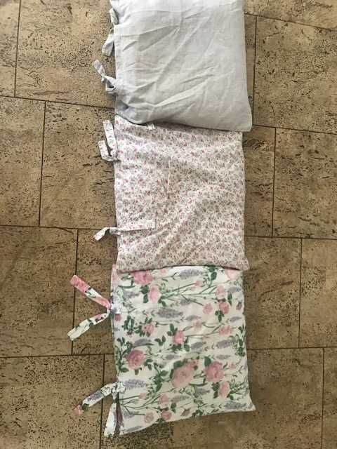 Poduszki z gryki 35x40, 100% len, 3 sztuki i jedna duża