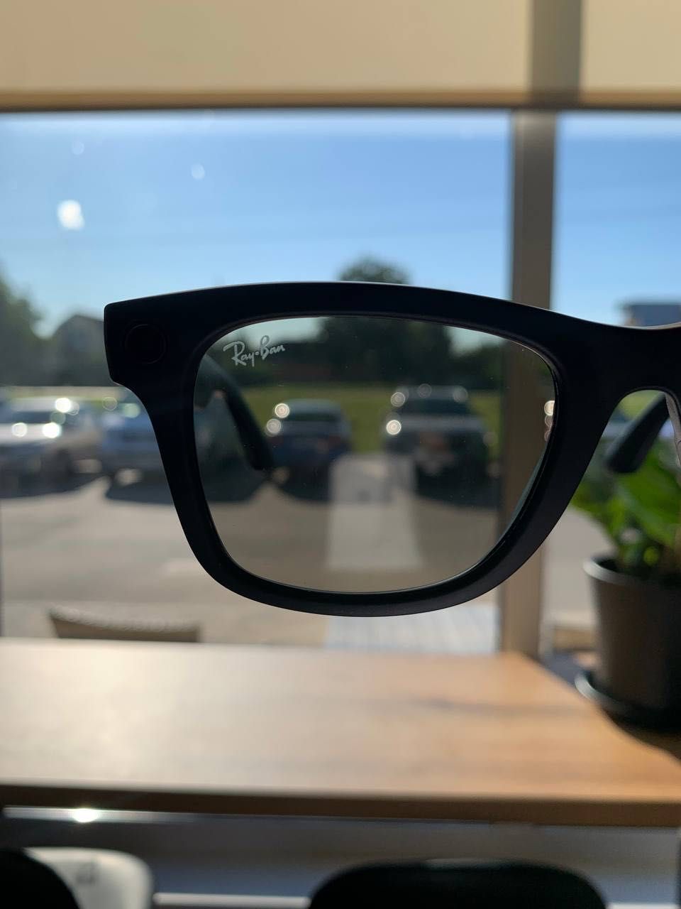 Смарт-окуляри Ray-Ban Meta Wayfarer MATTE BLACK TRANSITIONS GREEN