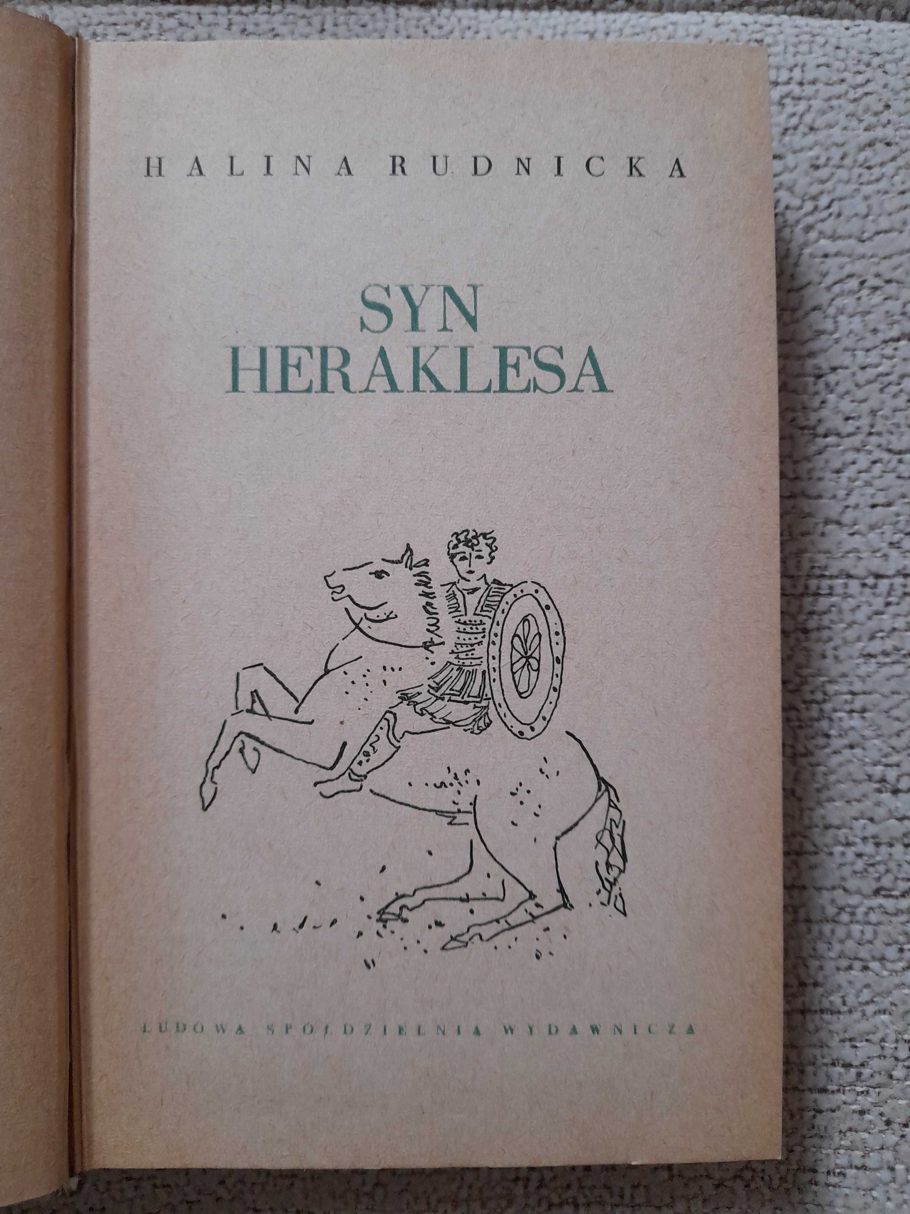 Książka dla młodzieży "Syn Heraklesa" Halina Rudnicka