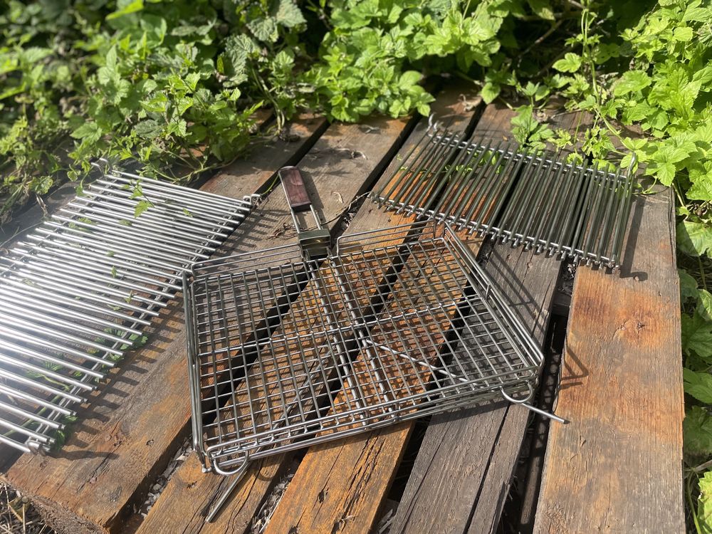 BBQ решітка сітка гриль/решетка сетка нержавійка на мангал/ 30*40