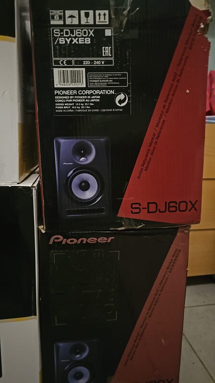 Par de Colunas Pioneer S-DJ60X