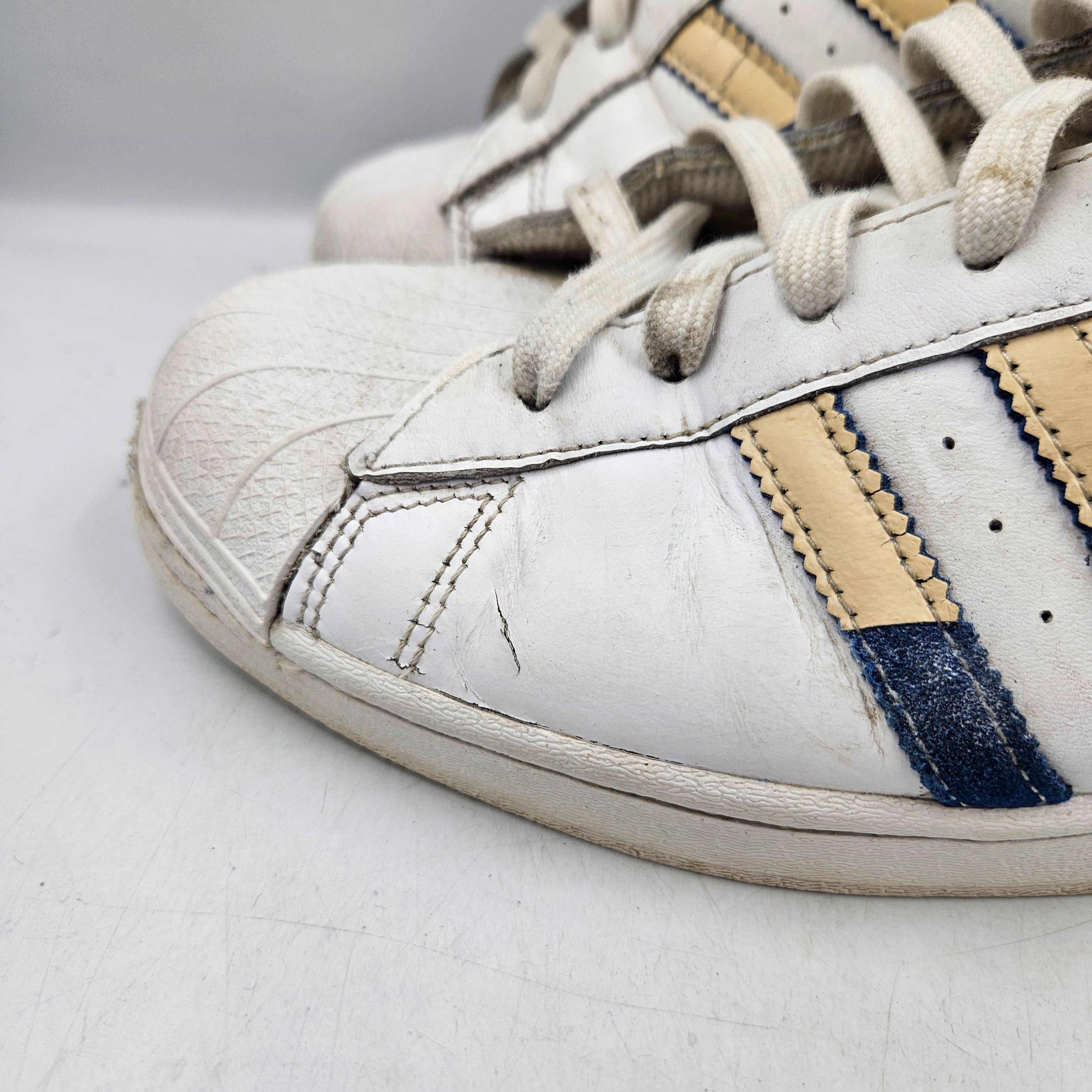 Buty Sportowe Sneakersy Męskie Adidas Superstar Białe Rozmiar 46 2/3
