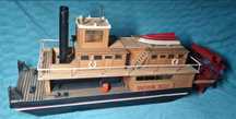 Vintage Parowiec RC Soutern Belle 1 metr