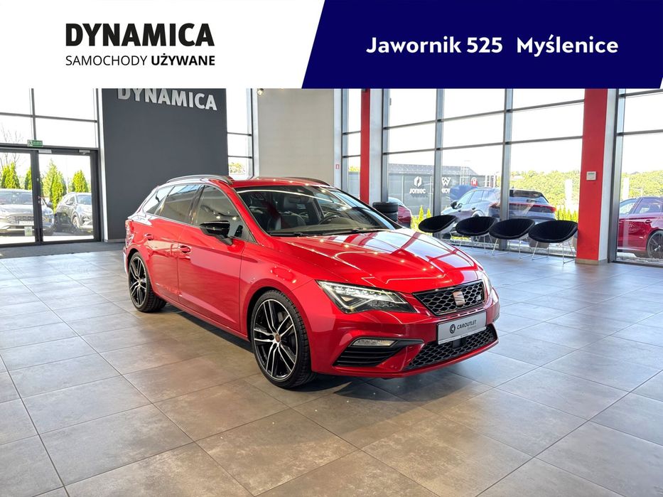 Seat Leon ST Cupra 2.0TSI 300KM DSG 4drive 2019 r., salon PL, serwisowany
