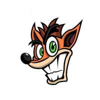 Autocolantes Crash Bandicoot 13x13cm! Stickers / Decals Alta Qualidade