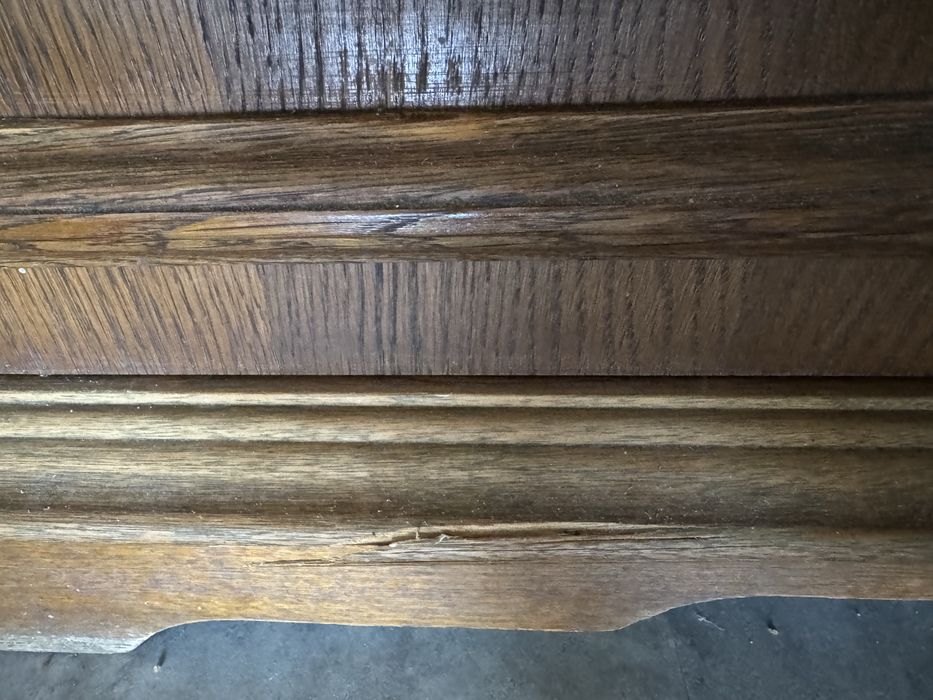 Kredens dębowy retro duży