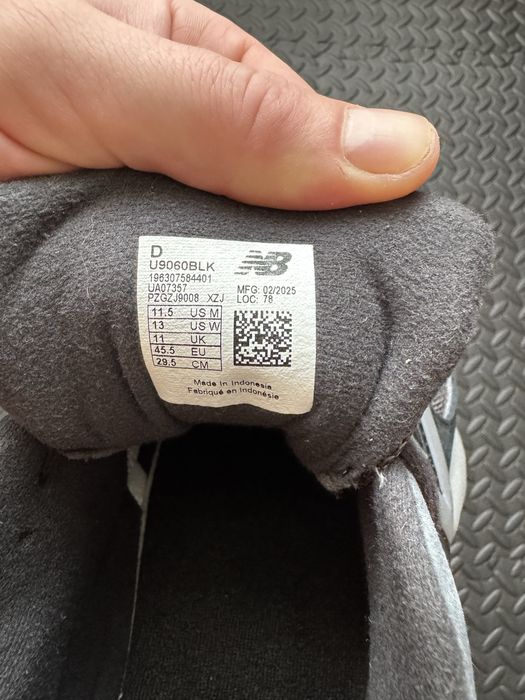 Кроссовки унисекс New Balance 9060 Grey U9060Blk