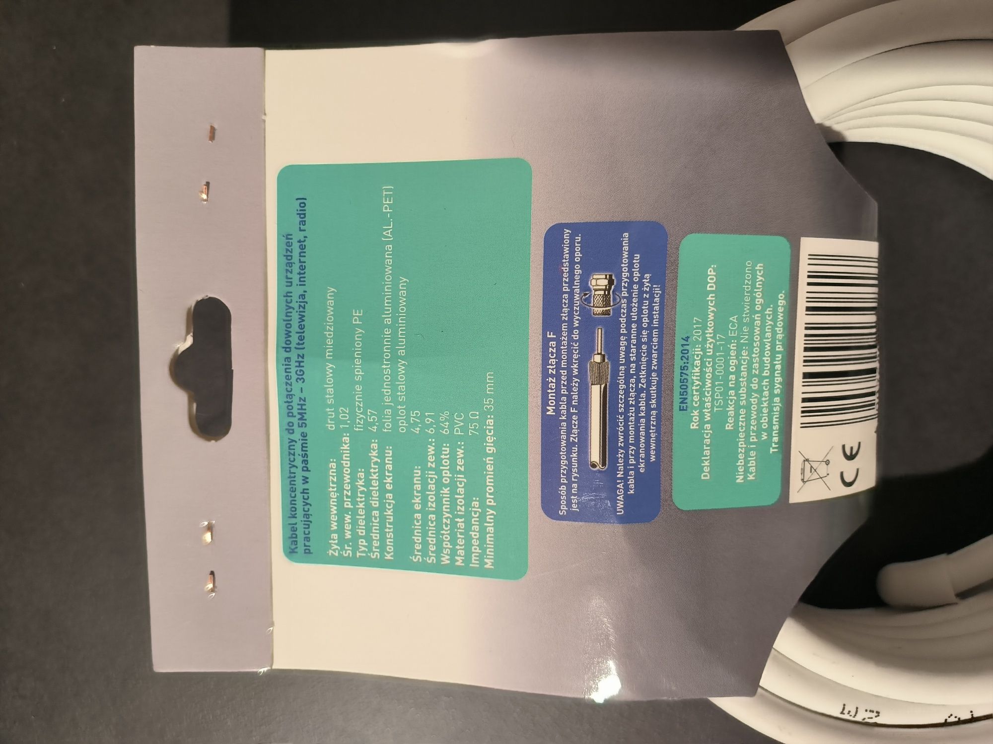 Kabel koncentryczny 5m