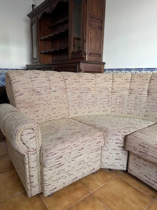 Sofá canto 4/5 lugares