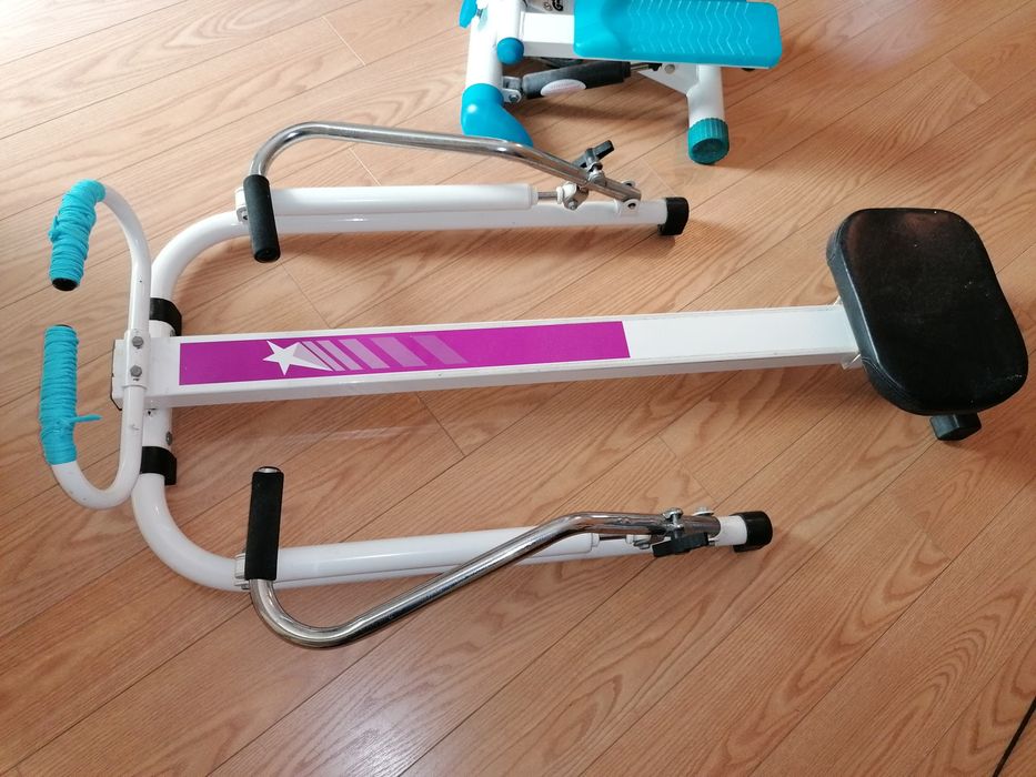 Máquina de remo e step