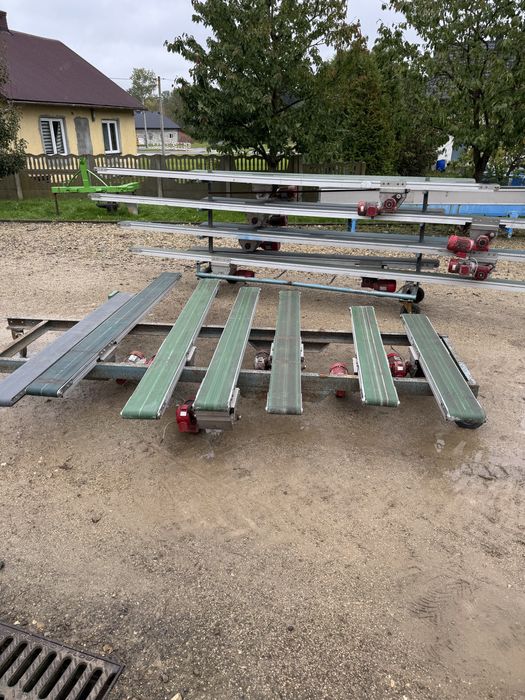 Przenośnik Taśmowy Taśmociąg Taśma Podajnik do Doniczkarka Trocin