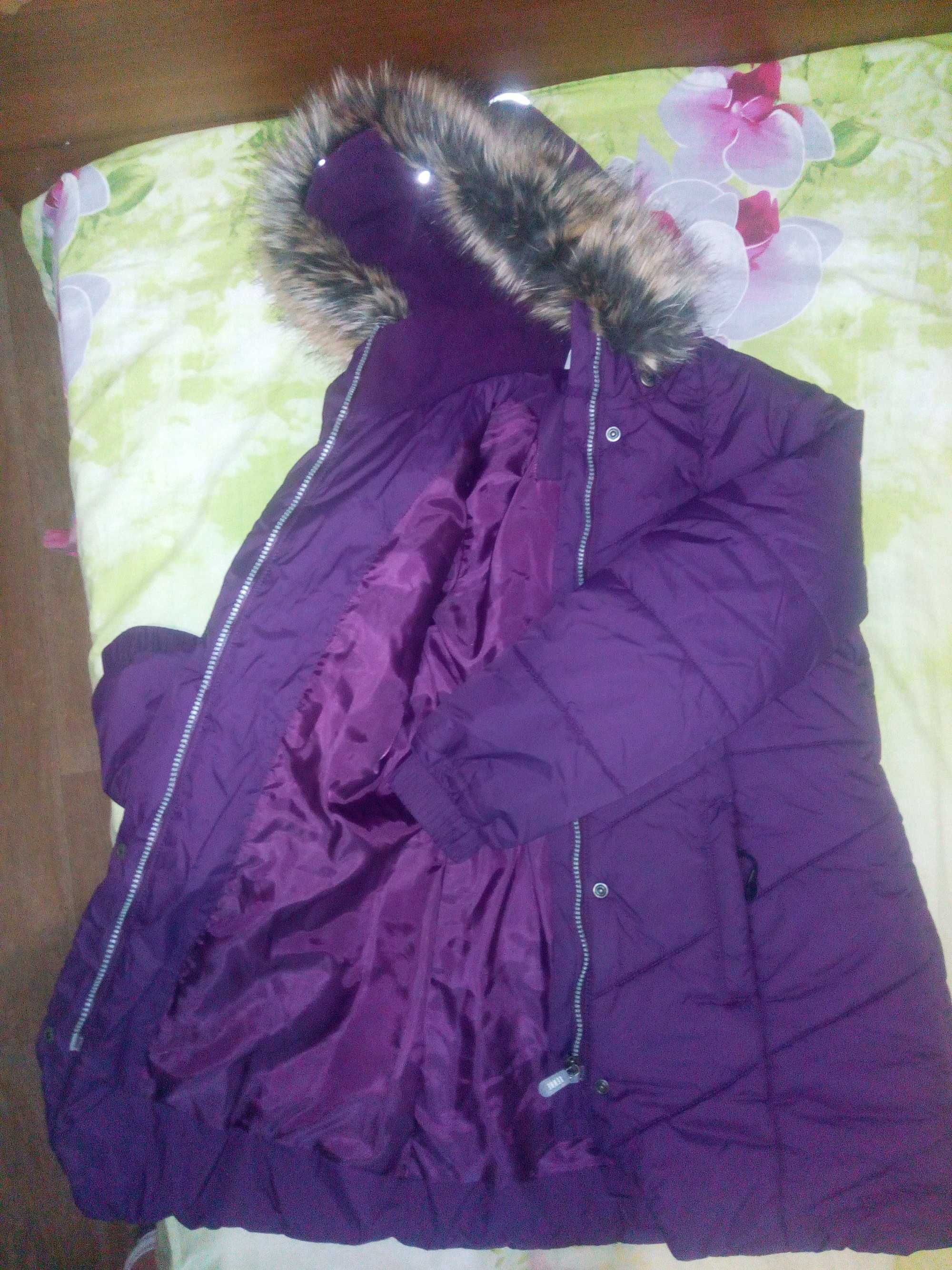 Пальто зимнее Lenny, девочка, рост 128-140 см